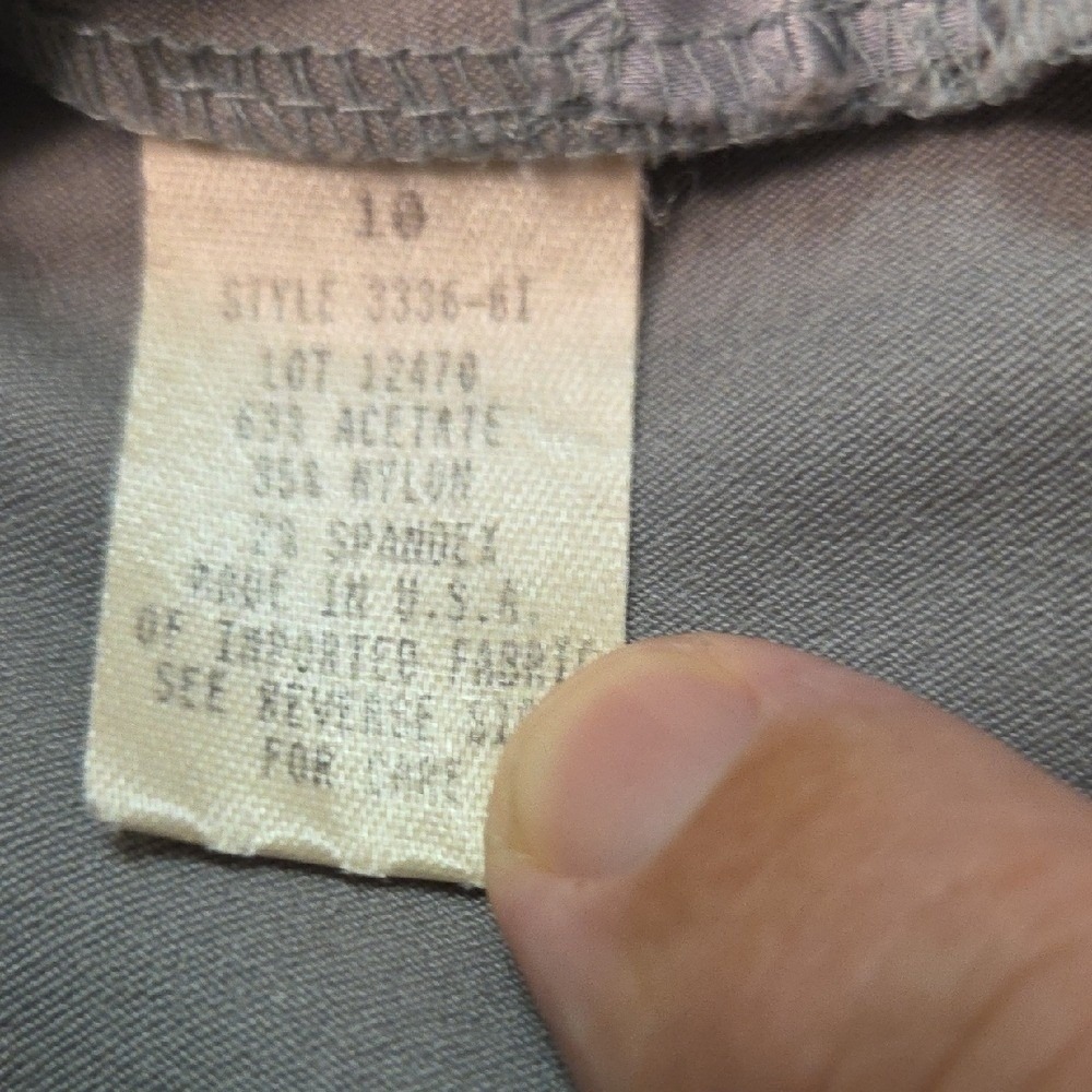 Donna Degnan Silver-Gray Collarless Snap Jacket - Picture 9 of 10